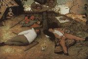 Pieter Bruegel Imagined paradise oil painting